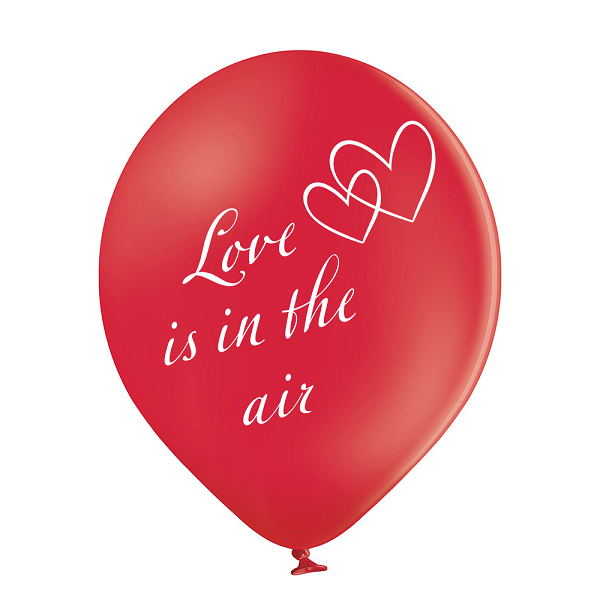 Raudonas balionas „Love is in the air"
