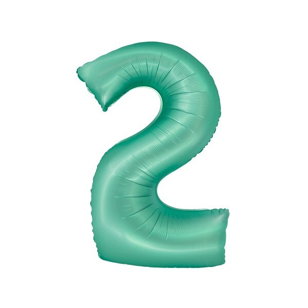 Smaragdinis folinis balionas „Skaičius 2"