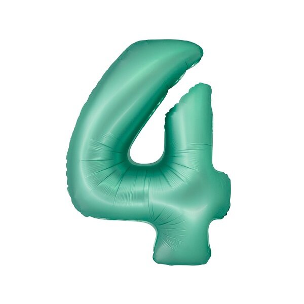 Smaragdinis folinis balionas „Skaičius 4"