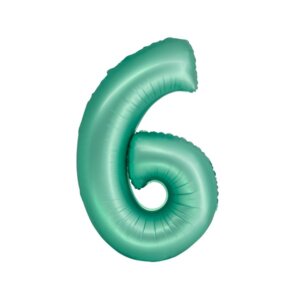 Smaragdinis balionas „Skaičius 6"