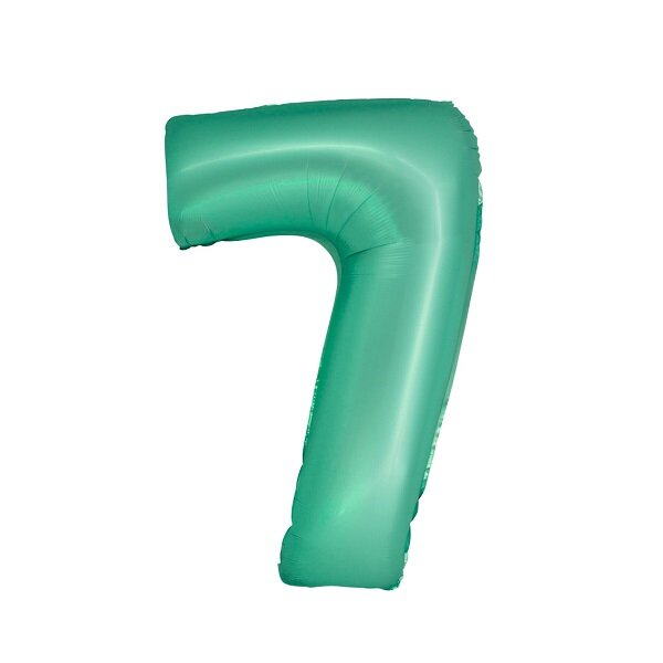Smaragdinis folinis balionas „Skaičius 7"