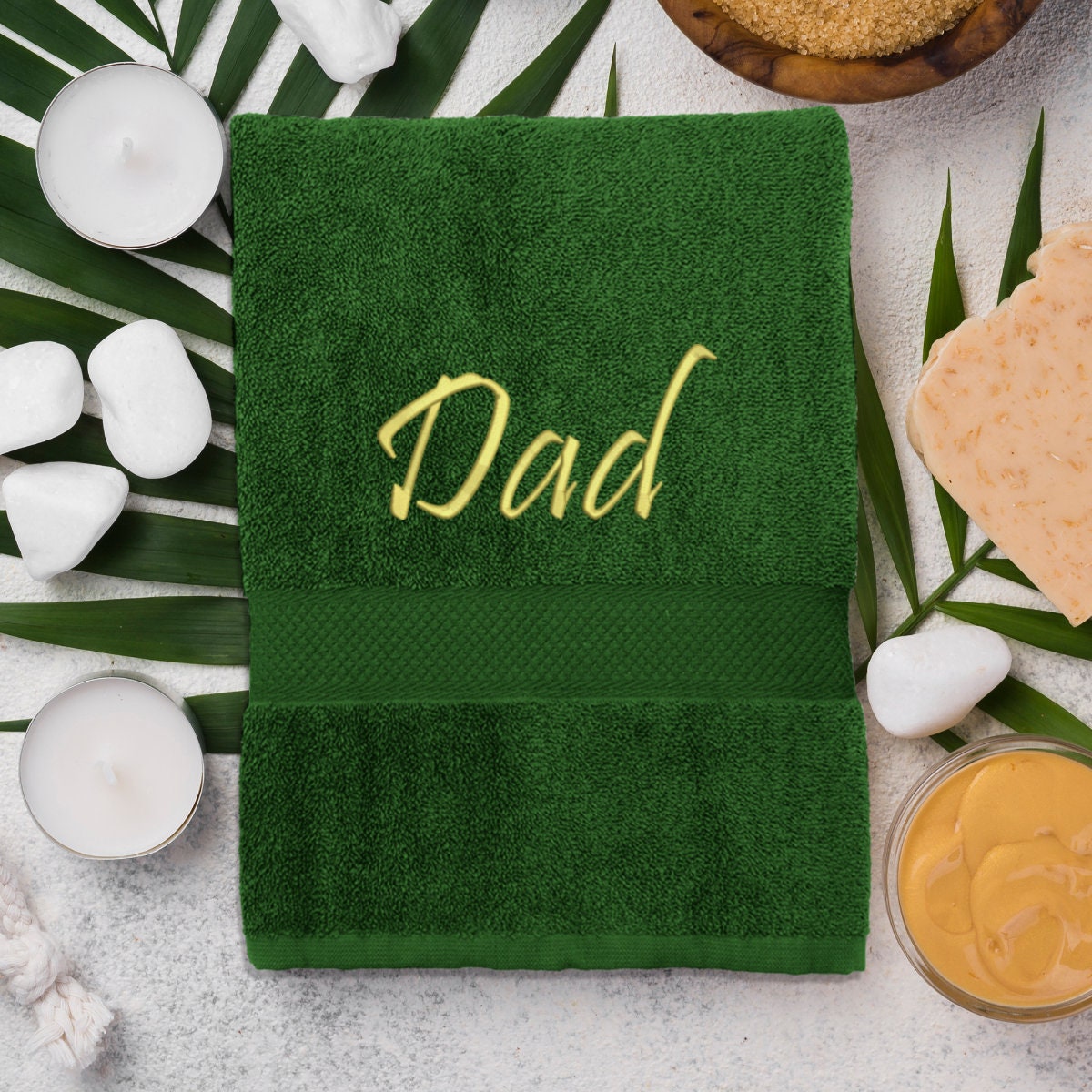 embroidered-towel-dad-cotton-towel-70×140-63341f82