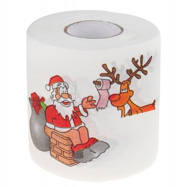 Kalėdų senio tualetinis popierius linksmos dovanos