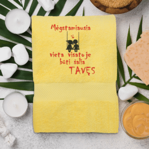 Rankšluostis „Mėgstamiausia vieta - šalia taves“