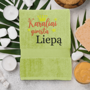 Rankšluostis „Karaliai gimsta Liepą“