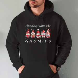 Unisex džemperis su spauda „Gnomai“
