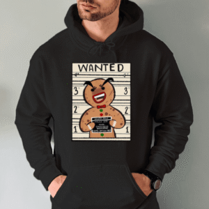 Unisex džemperis su spauda „Wanted“