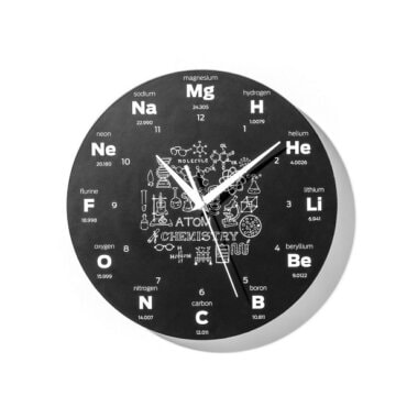 Chemijos laikrodis dovana dėstytojai