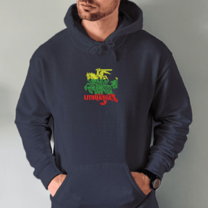 Siuvinėtas unisex džemperis „Lithuania“
