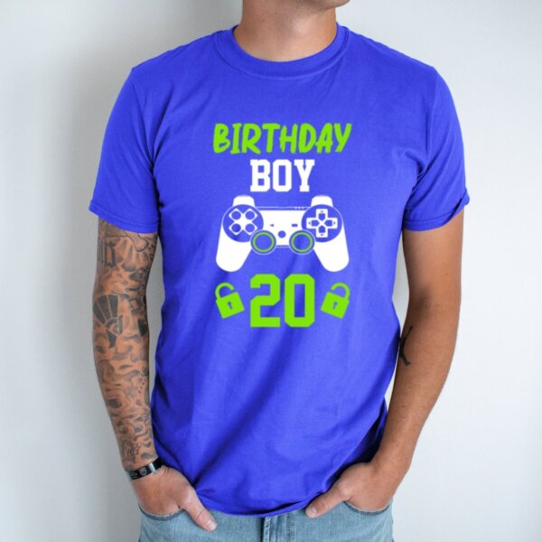 Vyriški marškinėliai „20 gimtadienis“