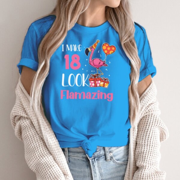 Moteriški marškinėliai „Man 18“