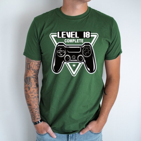Vyriški marškinėliai „Level 18“