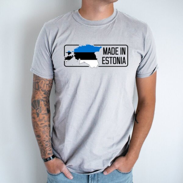 Vyriški marškinėliai „Made In Estonia“