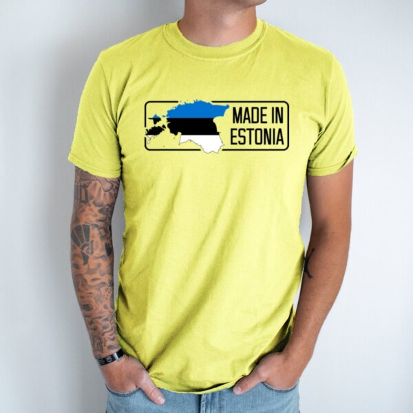 Vyriški marškinėliai „Made In Estonia“