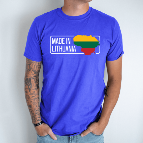 Vyriški marškinėliai „Made In Lithuania“