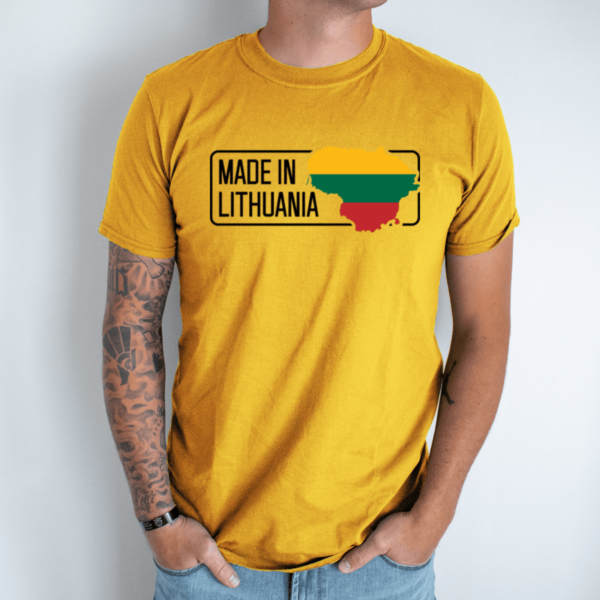 Vyriški marškinėliai „Made In Lithuania“