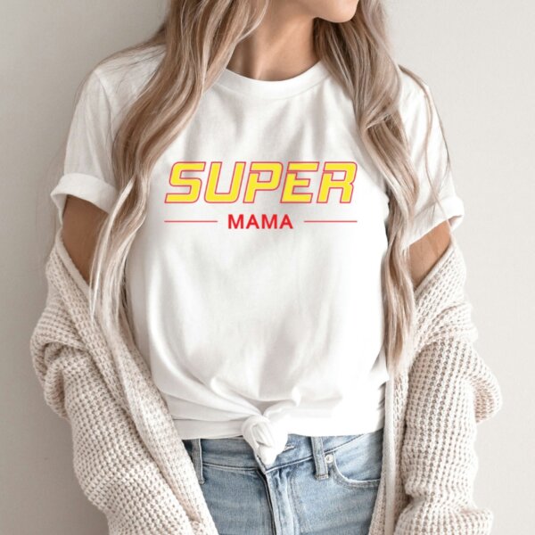 Moteriški marškinėliai „Super mama“
