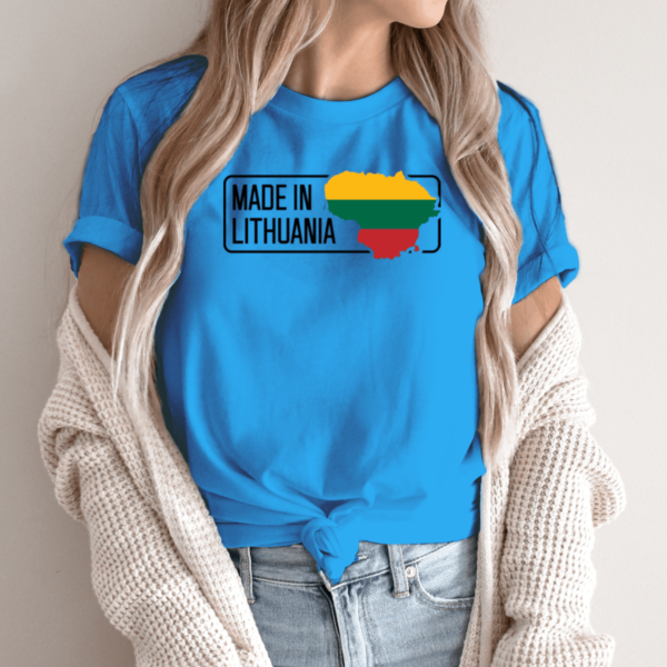 Moteriški marškinėliai „Made In Lithuania“