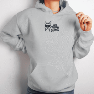 Siuvinėtas unisex džemperis „Lama“