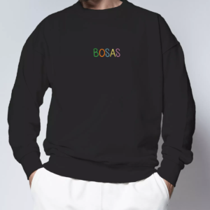 Siuvinėtas unisex džemperis „Spalvotas Bosas“