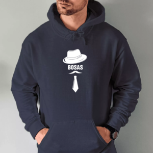 Unisex džemperis su spauda „Ponas Bosas“