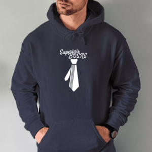 Unisex džemperis su spauda „Superinis Bosas“