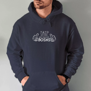 Unisex džemperis su spauda „Taip atrodo geriausias Bosas“