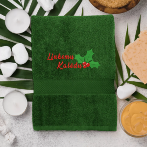 Rankšluostis „Linksmų Kalėdų“