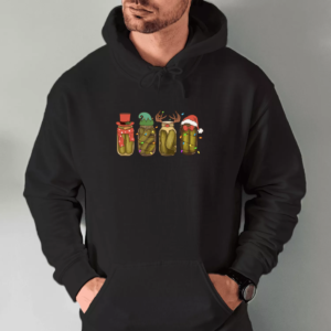 Unisex džemperis su spauda „Kalėdiniai Agurkai“