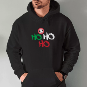 Unisex džemperis su spauda „Ho Ho Ho“