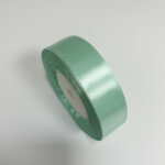 Mėtinė 25mm satino juostelė