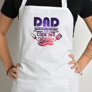 Prijuostė su spauda „Dad Cooking Legend“