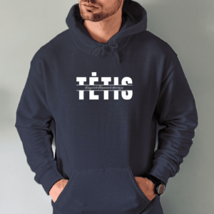 Unisex džemperis su spauda „Tėtis“ su Jūsų vardais