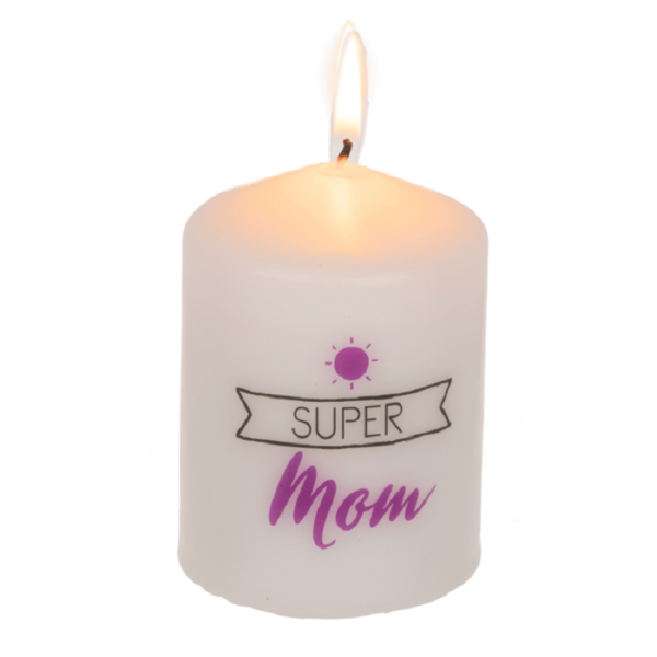 Žvakė super mama
