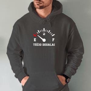 Unisex džemperis su spauda „Tėčio degalai“