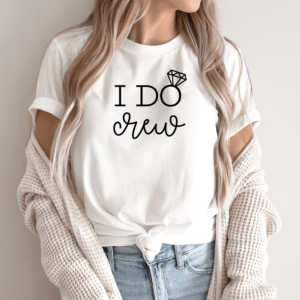 Mergvakario marškinėliai „I Do Crew“