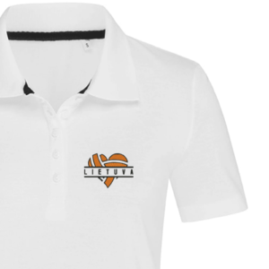 Moteriški polo marškinėliai „Krepšinio Lietuva”