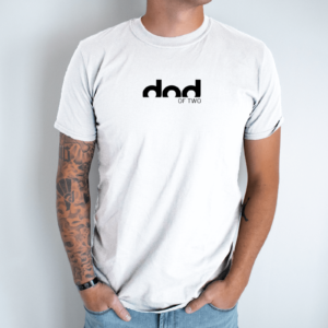 Unisex marškinėliai su spauda „Dad of...“