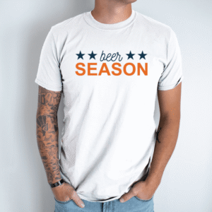 Unisex marškinėliai „Beer season“