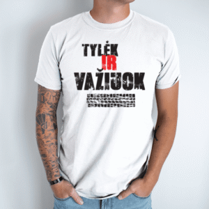 Unisex marškinėliai su spauda “Tylėk ir važiuok”