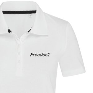 Moteriški polo marškinėliai „Freedom“