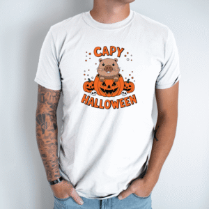 Unisex marškinėliai su spauda „Halloween“