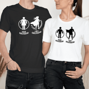 Unisex marškinėliai porai „Herojai“