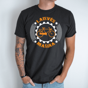 Unisex marškinėliai su spauda “Laisvės mašina”