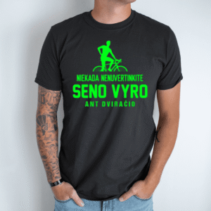 Unisex marškinėliai su spauda “Senas vyras”