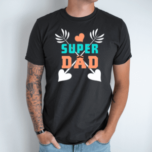 Unisex marškinėliai „Super Dad“