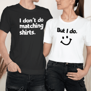 Unisex marškinėliai porai „Susiderine“