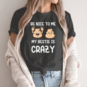 Unisex marškinėliai su spauda „My Bestie“