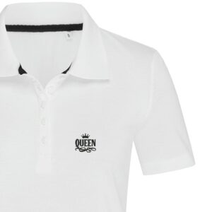 Moteriški polo marškinėliai „Karalienė“
