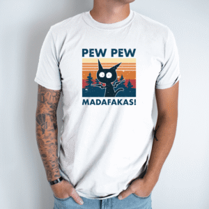 Unisex marškinėliai su spauda „Retro“